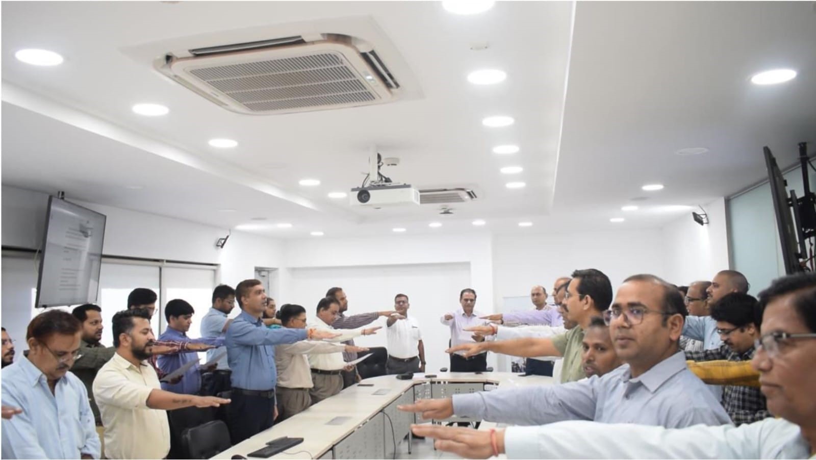 Pledge Taking Ceremony on the occasion of Vigilance Awareness Week 2023 at site office
